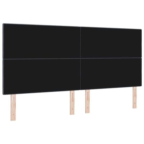 Maison Exclusive - Hovedgærde Mørkegrå 200 cm Velour