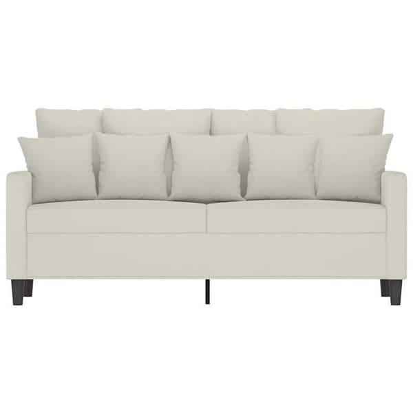 Maison Exclusive - 2-paikkainen sohva, kerma 140 cm sametti