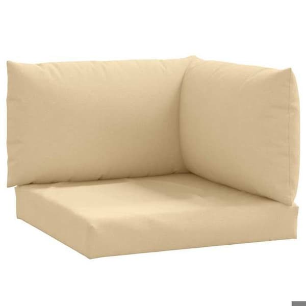 Pallkudde - EXKLUSIV HEM - 3-pack - blandad beige - 60x60 cm - polyester beige blandad