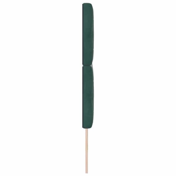 Maison Exclusive - Mörkgrön sänggavel 200 cm Sammet