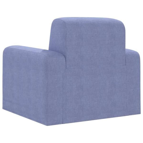 Maison Exclusive - Blå denim stof lænestol