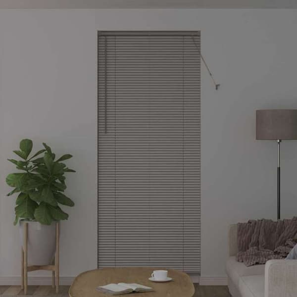 Venezia butik - EKSKLUSIV HUS - 220 x 85 cm - Aluminium 25 mm - Sølv - Indendørs montering Silver