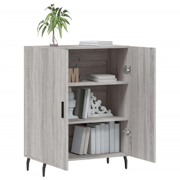 Maison Exclusive - Buffet Sonoma grå 69,5x34x90 cm ingeniørtræ