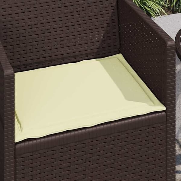 Maison Exclusive - Istuintyynyt 2 kpl Polyesteri Kermansävy 47 x 36 x 2 cm