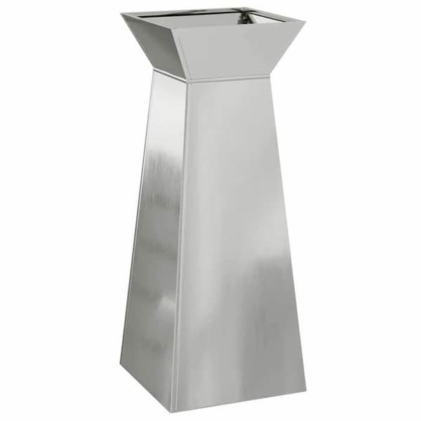 Maison Exclusive - Pelarplanter 2 st Silver 40 x 40 x 100 cm