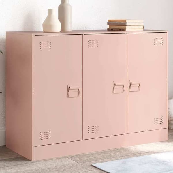 Maison Exclusive - Buffet rosa 99x39x73 cm stål