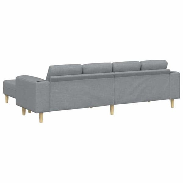 Soffa 3 platser - EXKLUSIV HEM - Modern - Ljusgrå - Andningsbart polyester - Skumfyllning mot nedfall Ljusgrått