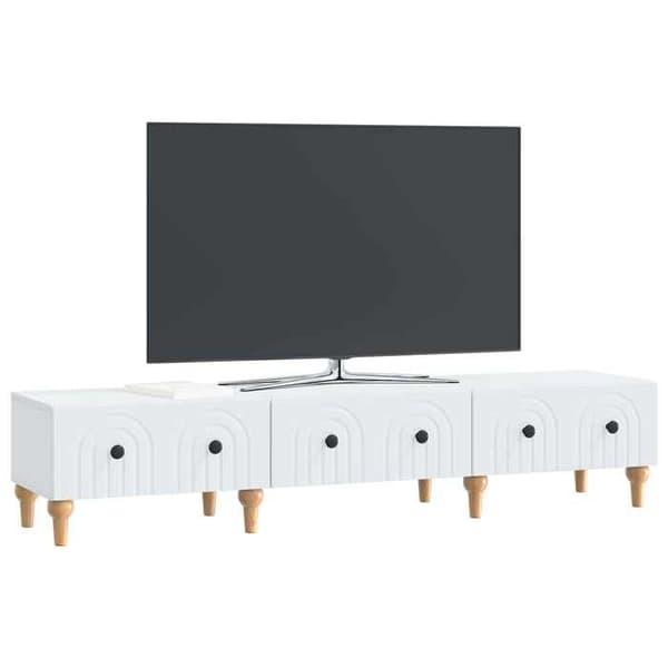 Maison Exclusive - TV-möbel Vit 147 x 34,5 x 30 cm Ingenjörsträ Vit
