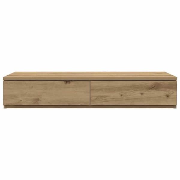 Sengekasse - EKSKLUSIV HUS - 75 x 36,5 x 16,5 cm - Spånplader - Brun - Minimalistisk