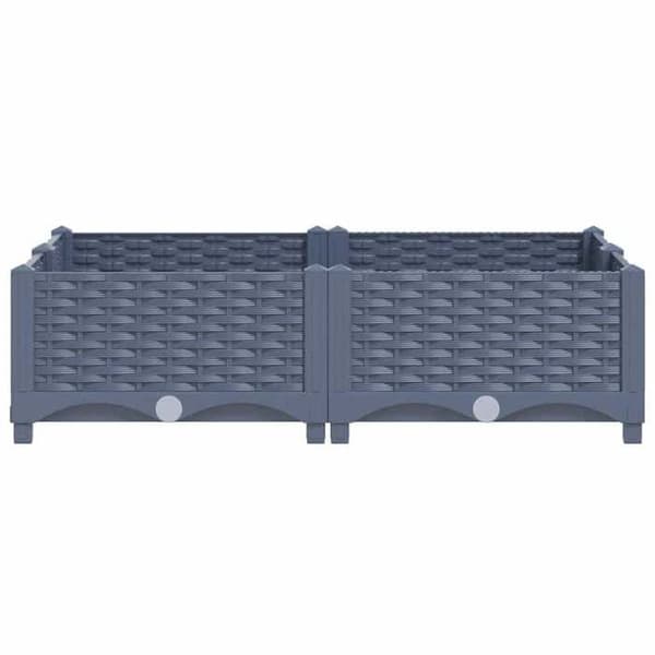 Maison Exclusive - Hævet seng 80x80x23 cm Polypropylen
