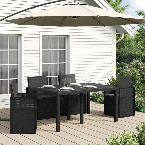 Maison Exclusive - Sæde- og rygpuder Polyester Antracit 47 x 45 x 2 cm antracit