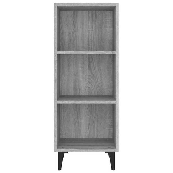 Maison Exclusive - Buffet sonoma grå 34,5x32,5x90 cm ingeniørtræ