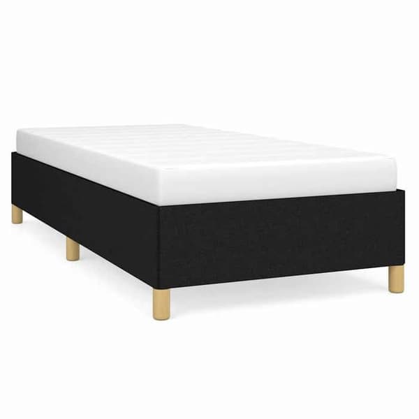 Maison Exclusive - Sengestel uden madras sort 80x200 cm stof