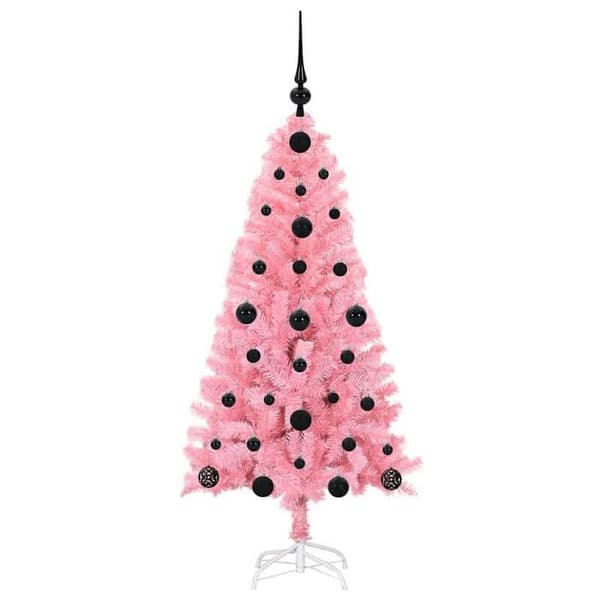 Julgran - EXKLUSIVT HUS - 120 cm - Rosa - PVC - LED USB Ros