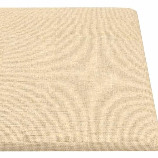 Maison Exclusive - Væghovedgærde 12 pc 90 x 15 cm Creme stof