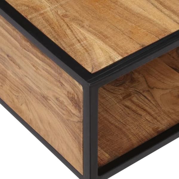 Maison Exclusive - Soffbord 70x70x32 cm Solid akaciaträ