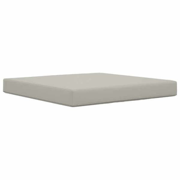 Utomhuskudde - EXKLUSIV HEM - 80 x 80 cm - Polyester - Avtagbart blixtlåsöverdrag - Grå Grå
