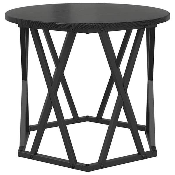 Maison Exclusive - Sidebord 2 stk Sort eg 50 x 50 x 40 cm svart ek