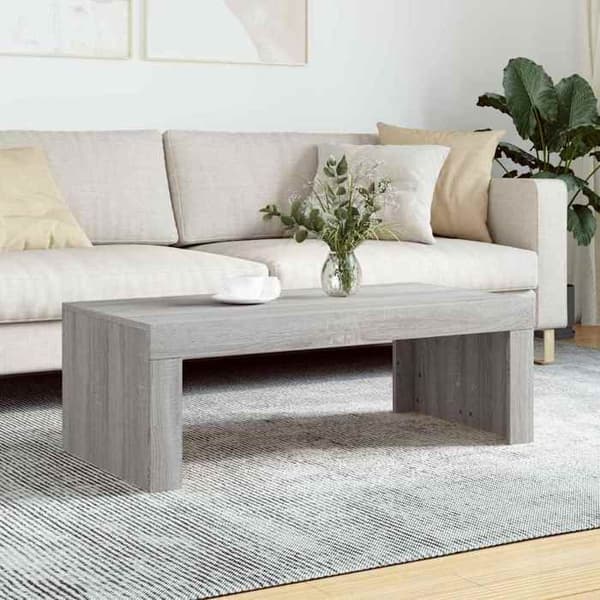 Bord - EKSKLUSIV HUS - Sonoma grå - Ingeniørtræ - 102x50x36 cm - Moderne sonoma grå