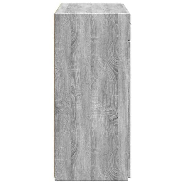 Maison Exclusive - Buffet Sonoma grå 80x42,5x93 cm ingenjörsträ