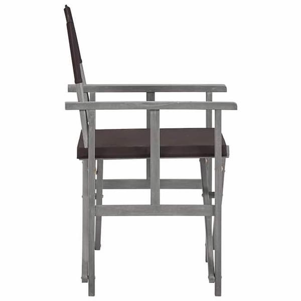 Maison Exclusive - Regissörsstolar set om 2 i massiv akaciaträ