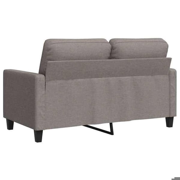 Maison Exclusive - Soffa 2-sits Taupe 120 cm Tyg