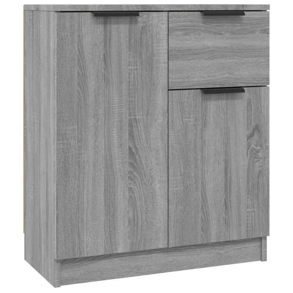 Maison Exclusive - Buffets 2 kpl Sonoma harmaa 60x30x70 cm Tekninen puu