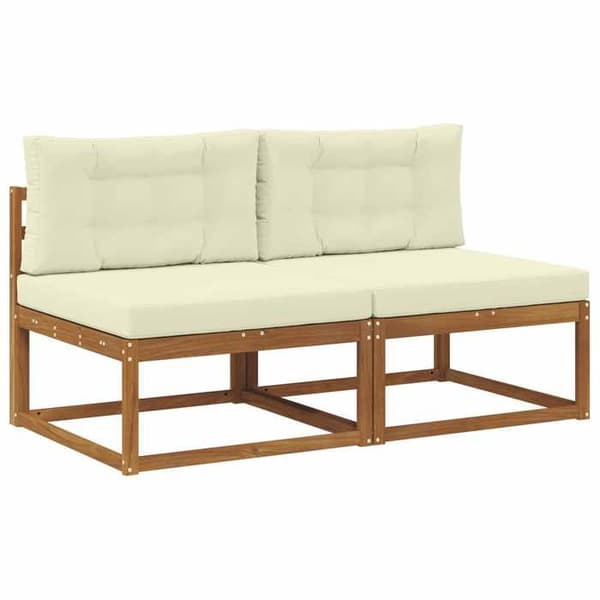 Maison Exclusive - Sofa til udendørs brug med 2-delt naturpude