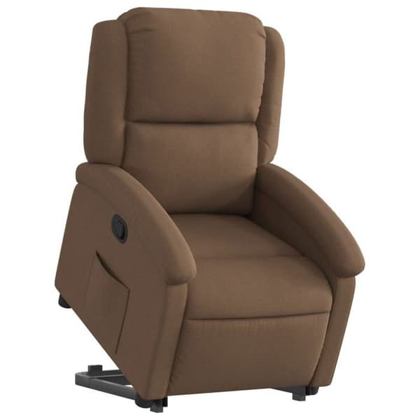 Maison Exclusive - Brun Tyg Reclinerfåtölj