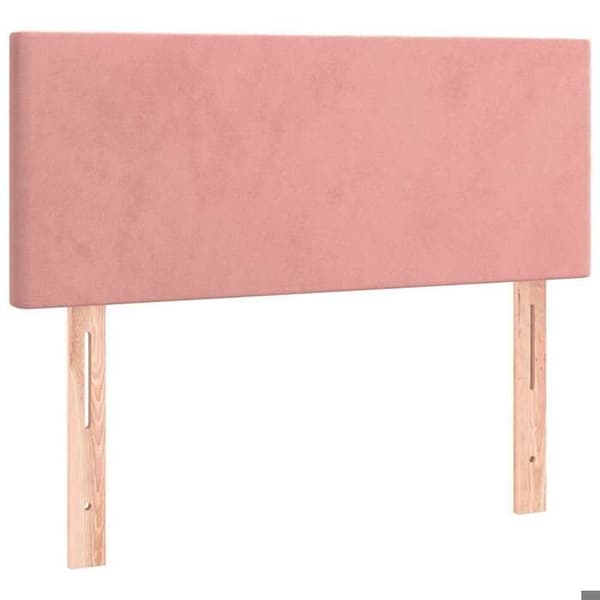 Maison Exclusive - Sänggavel Rosa 80x5x78/88 cm Sammet