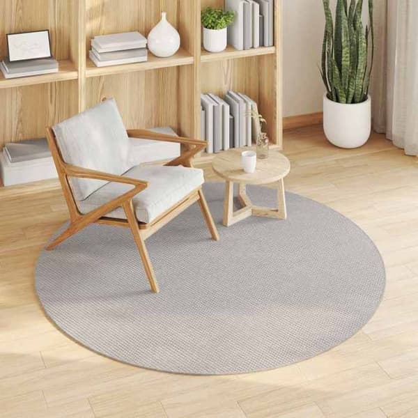 Maison Exclusive - Inomhusmatta LUGO Crème Ø 120 CM Polyester