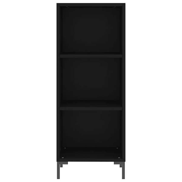 Maison Exclusive - Sort buffet 34,5x32,5x90 cm ingeniørtræ Svart