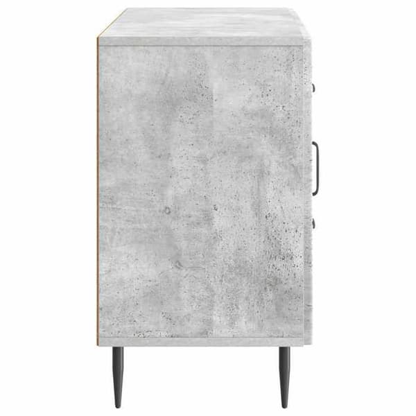 Maison Exclusive - Buffet Grå beton 89 x 34,5 x 60 cm Ingeniørtræ