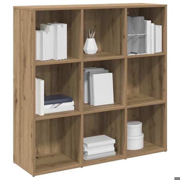 Maison Exclusive - Håndlavet bogskab i egetræ 98x29x97,5 cm