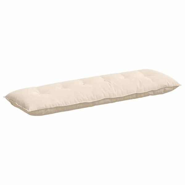 Rygpude - MAISON EXCLUSIVE - 160 x 50 cm - Beige - Mikrofiber - Polyesterfyld beige