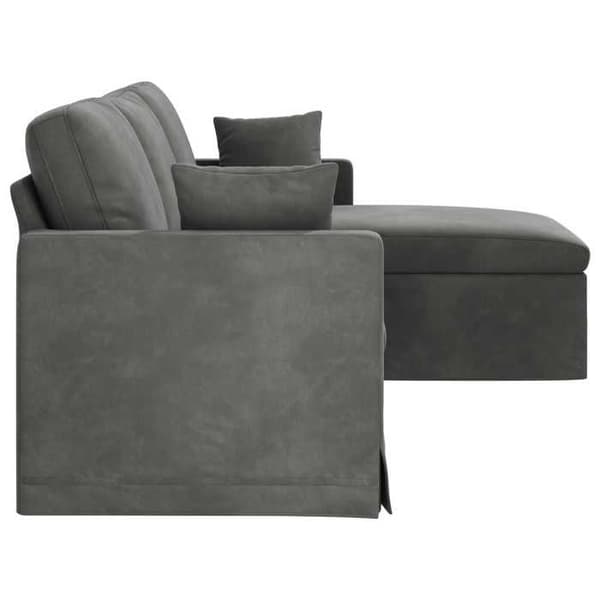 Maison Exclusive - Mørkegrå Sofa 228 x 134 x 80 cm Velour