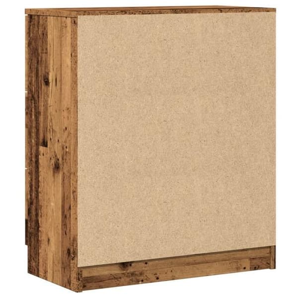 Maison Exclusive - Buffé gammalt trä 60x30x70 cm ingenjörsträ