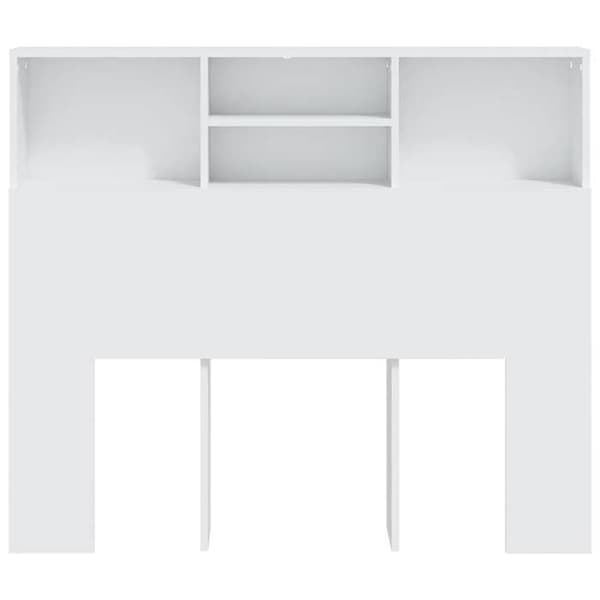 Hovedgærde - EKSKLUSIV HUS - 120 x 19 x 103,5 cm - Hvid - Spånplader - 4 rum Vit