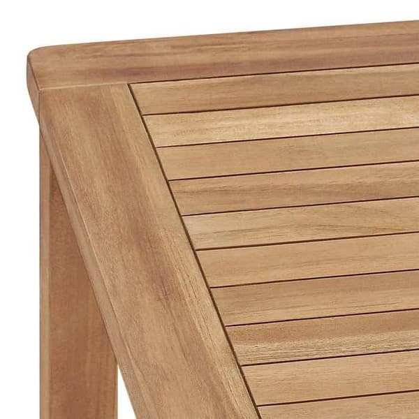 Maison Exclusive - Trädgårds matbord 140x80x77 cm i solid teakträ