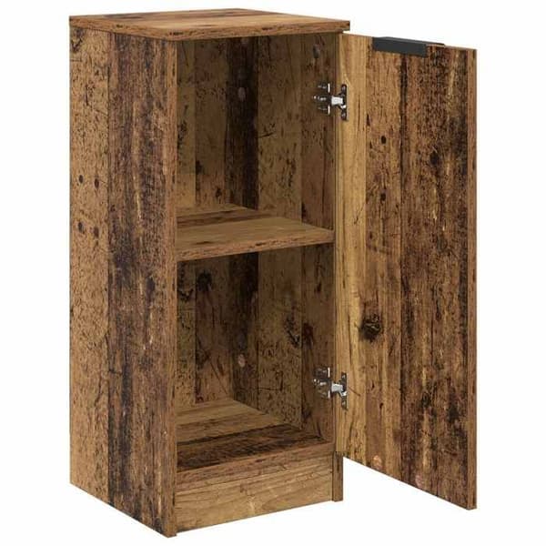 Buffé bas - EXKLUSIVT HUS - 30 x 30 x 70 cm - Ingenjörsträ - Träutseende - Modern design
