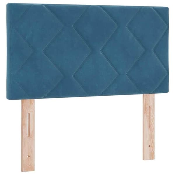 Maison Exclusive - LED-huvudgavel Mörkblå 80 cm Sammet