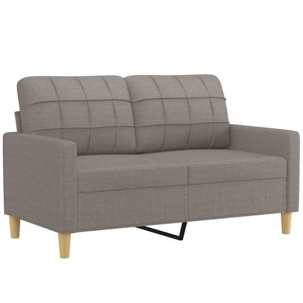Maison Exclusive - Set med 2 soffor med kuddar Taupe Tyg