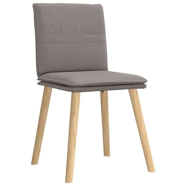 Maison Exclusive - Matstolar set om 4 taupe tyg