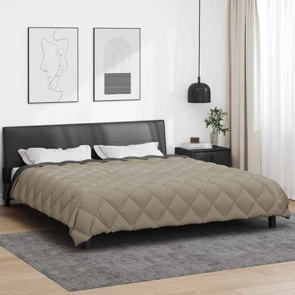 Maison Exclusive - Vinterdyna 220 x 240 cm 450 gsm Mikrofiber (100% polyester)