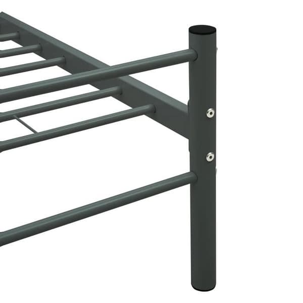 Sängynrunko - Maison Exclusive - Harmaa - Metalli - 90 x 200 cm grå