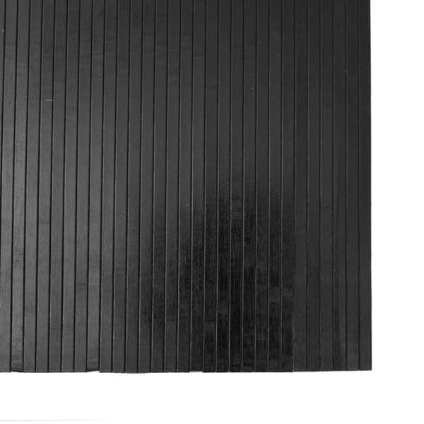 Maison Exclusive - Suorakulmainen harmaa matto 80x100 cm bambusta