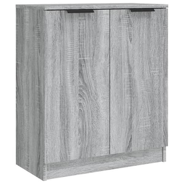 Maison Exclusive - Buffets 2 kpl Sonoma harmaa 60x30x70 cm Tekninen puu Sonoma grå