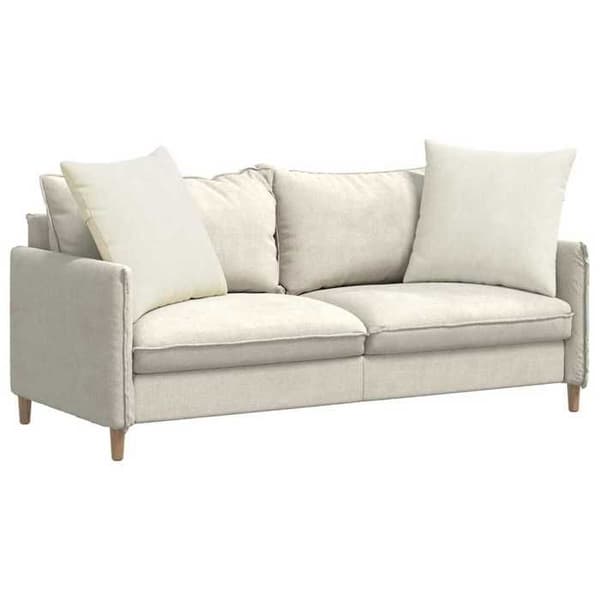 Maison Exclusive - Soffkuddar 2 st Kräm 60 x 60 cm