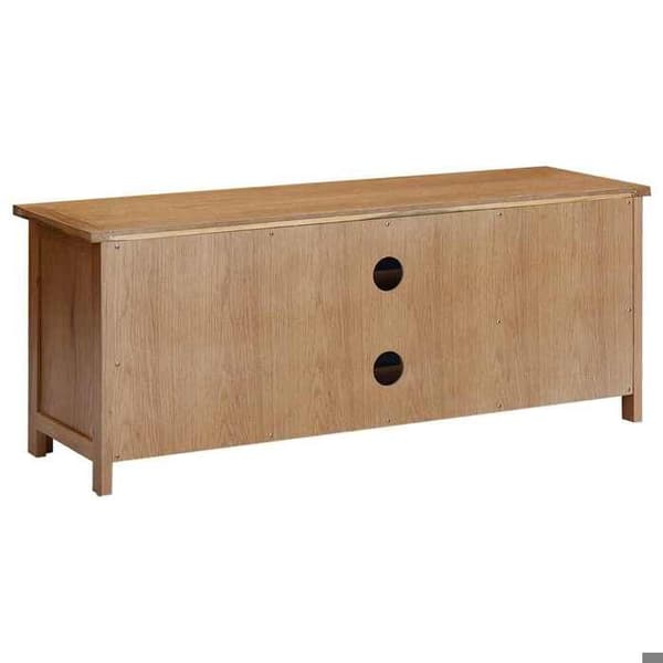 Maison Exclusive - TV-møbel 110x35x44 cm i massiv egetræ