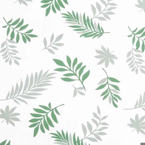 Maison Exclusive - Puutarhapenkille tarkoitettu tyyny, lehtikuvio, 150x50x3 cm